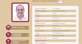 Cuauhtémoc Blanco no presentó iniciativas