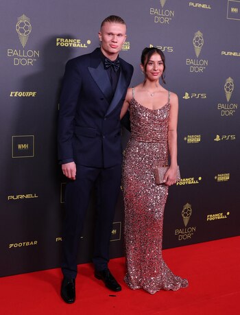 Erling Haaland posó con su