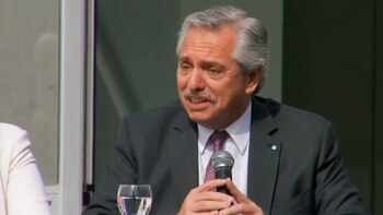 Alberto Fernandez salió en apoyo
