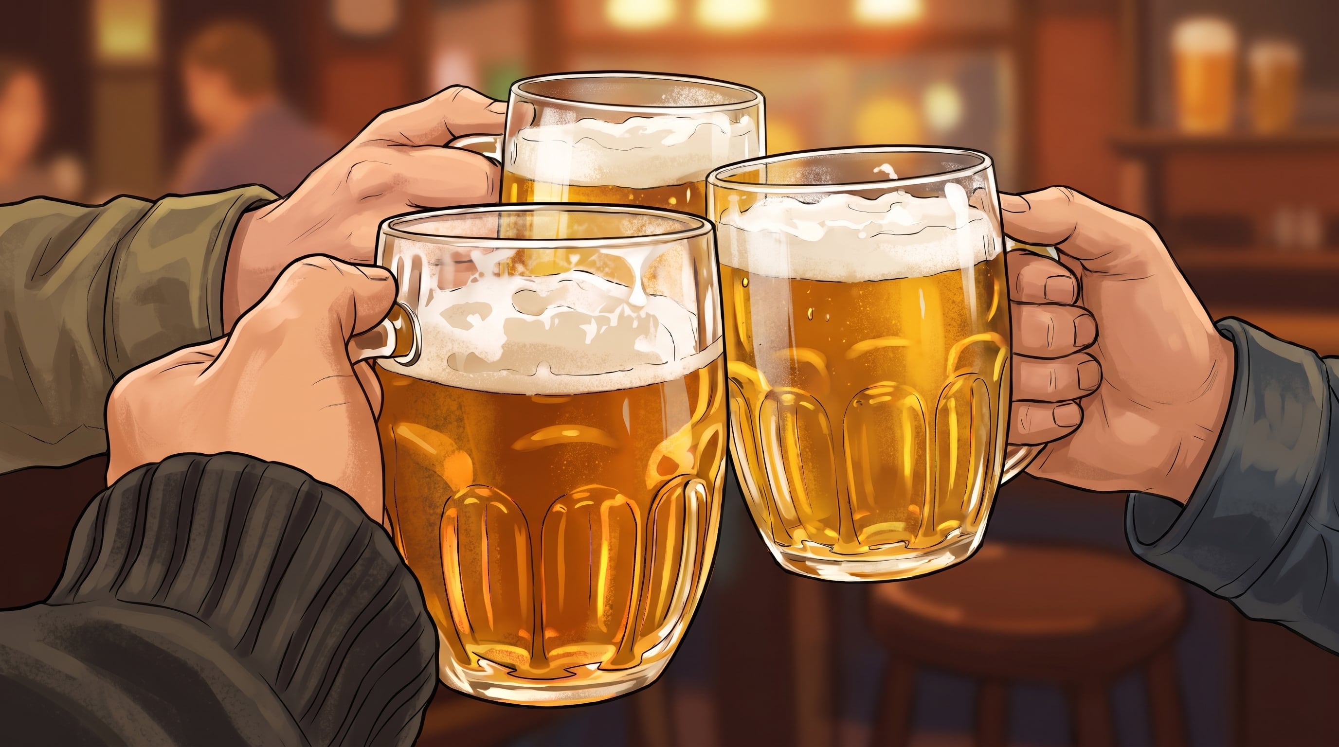 La cerveza es la bebida preferida entre quienes beben en Estados Unidos (Imagen Ilustrativa Infobae).