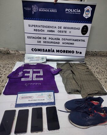 Los elementos secuestrados durante el