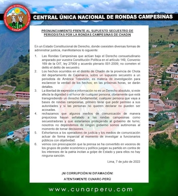 Comunicado