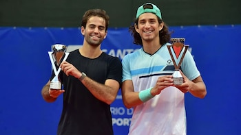 Conner Huertas del Pino se proclamó campeón del M15 de Sao Paulo en la categoría de dobles junto al brasileño João Couto