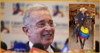 expresidente Uribe en el foro