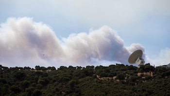 La NASA no detecta daños estructurales en las antenas y edificios de su complejo de Robledo (Madrid) por el incendio