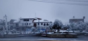 El Centro del Cusco también se vio afectado no solo por la nieve sino también por las bajas temperaturas