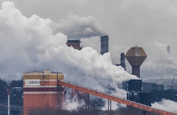 Las instalaciones de EVRAZ en Nizhny Tagil, Rusia (REUTERS/Maxim Shemetov)