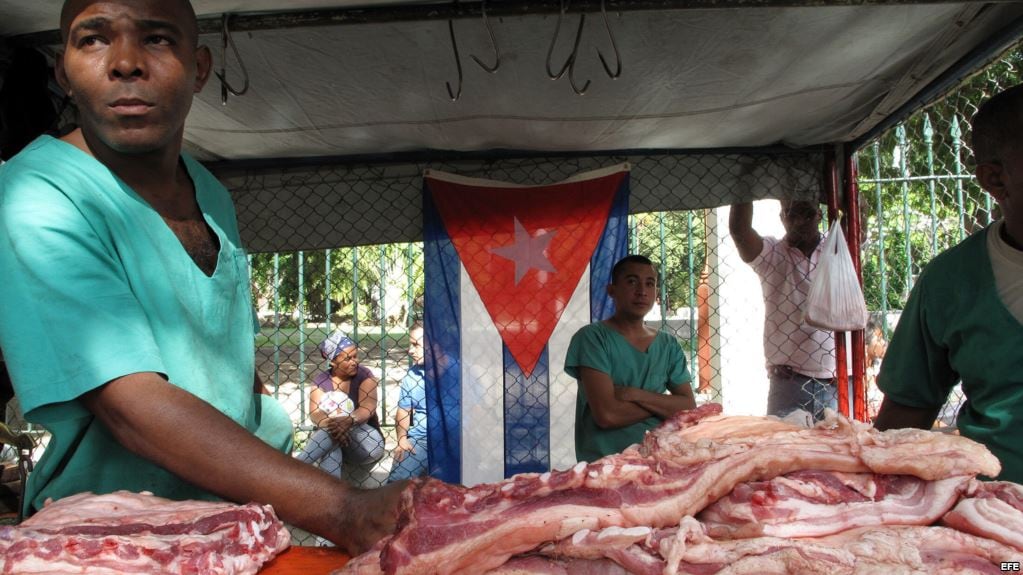 La carne de cerdo es componente principal de la cena de fin de año.