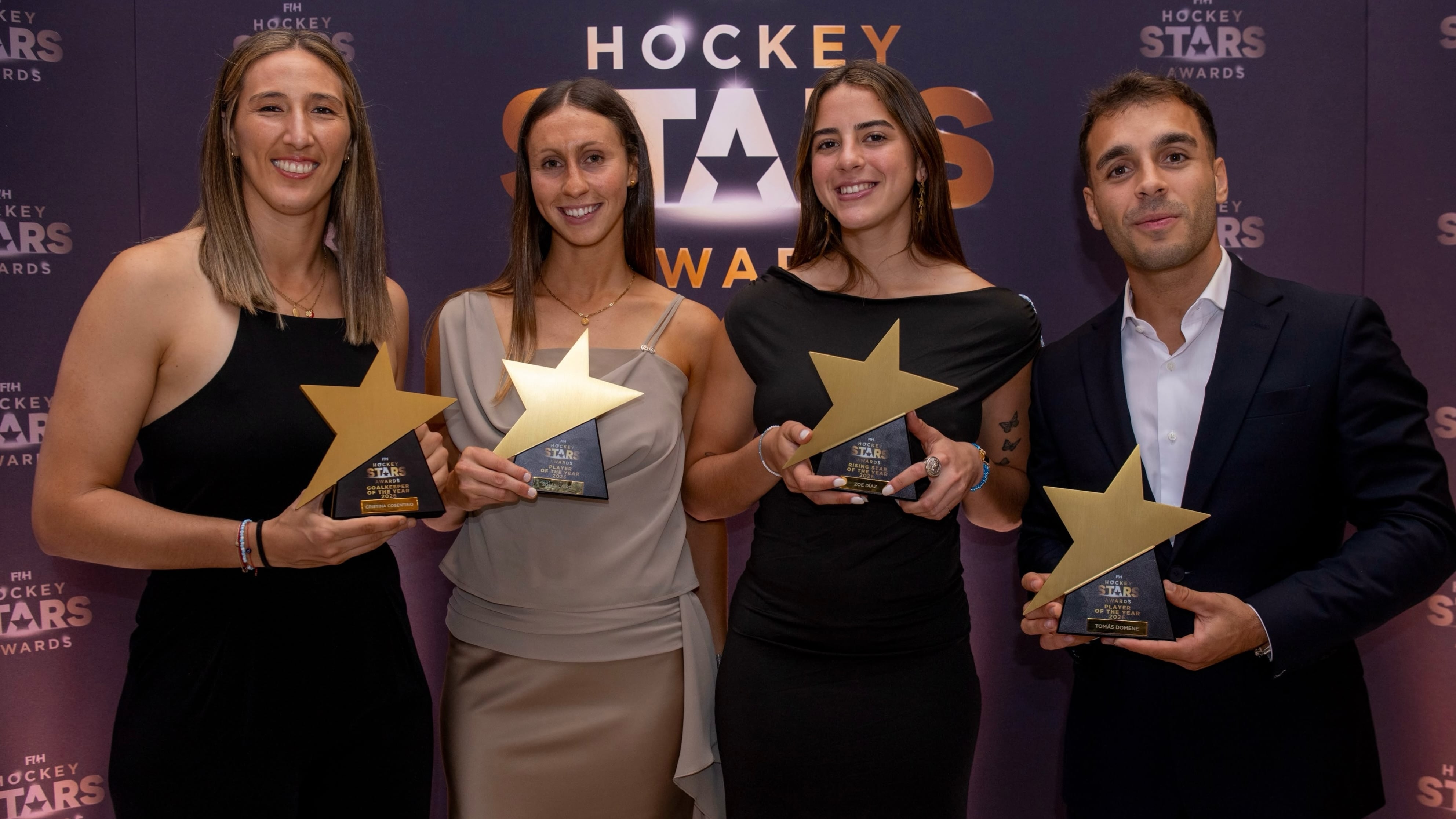 Cuatro argentinos fueron elegidos como los mejores del mundo por la Federación Internacional de Hockey