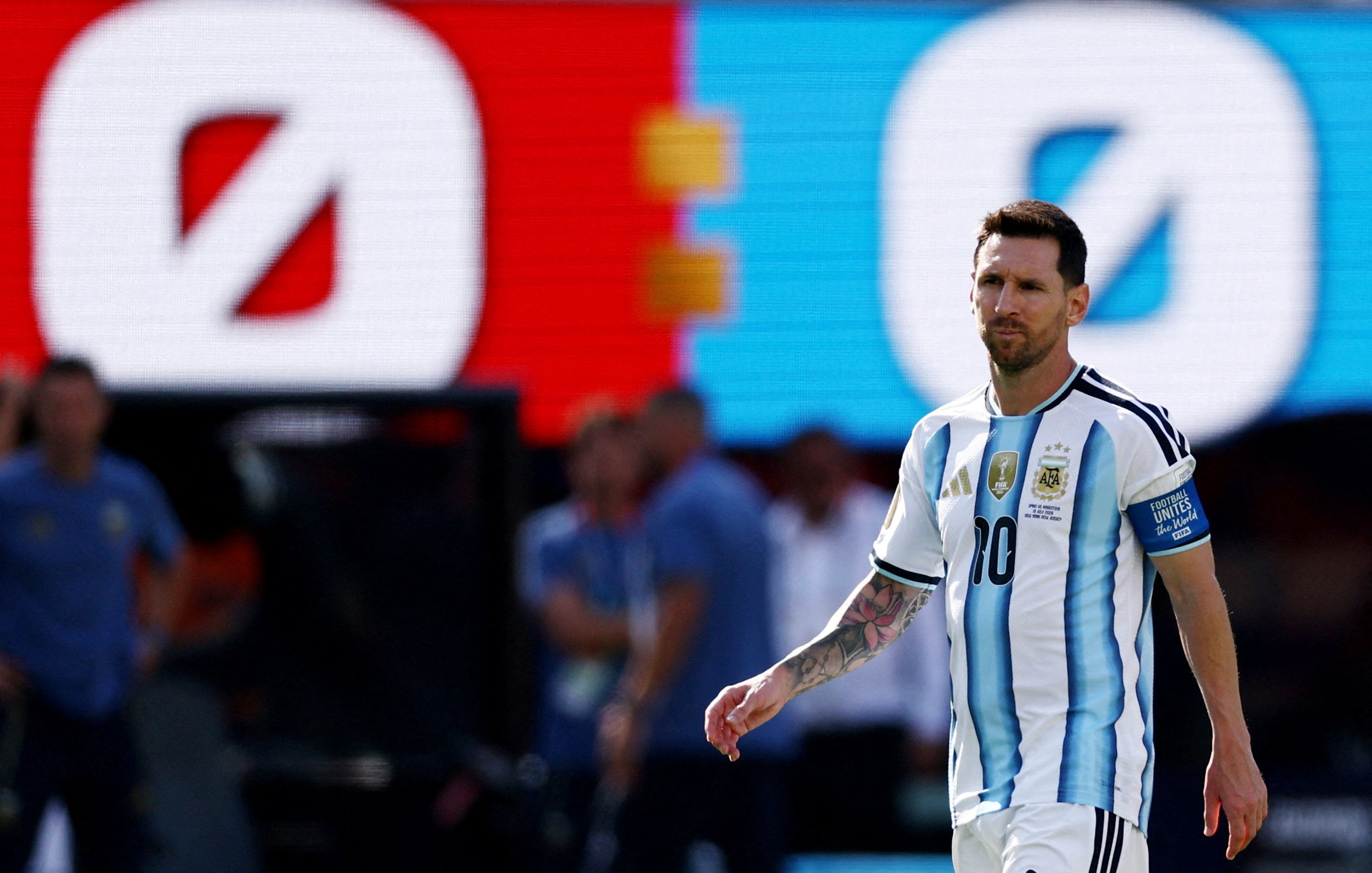 La gestión rápida de la AFA evitó que España avanzara con la nacionalización deportiva de Lionel Messi para su selección - Soccer Football - FIFA World Cup 2026 - Final - Spain v Argentina - New York/New Jersey Stadium, East Rutherford, New Jersey, U.S. - July 19, 2026 Argentina's Lionel Messi REUTERS/Lee Smith TPX IMAGES OF THE DAY