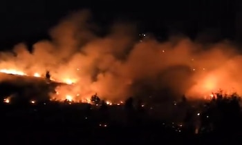 Bomberos atienden incendio en municipio de Cundinamarca | Foto: Bomberos de Cundinamarca