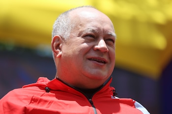 El ministro de Interior y secretario general del gobernante Partido Socialista Unido de Venezuela (PSUV), Diosdado Cabello (EFE/Miguel Gutiérrez)