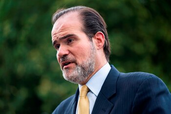 Mauricio Claver-Carone, presidente del BID (EFE/EPA/JIM LO SCALZO/Archivo)