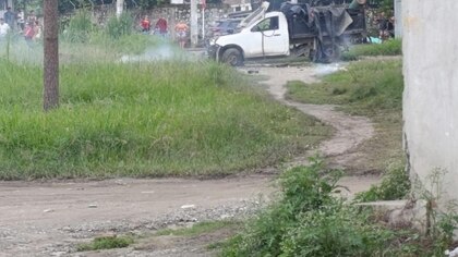 Atentado contra el Ejército en Cauca: un vehículo cargado con explosivos detonó en Miranda  