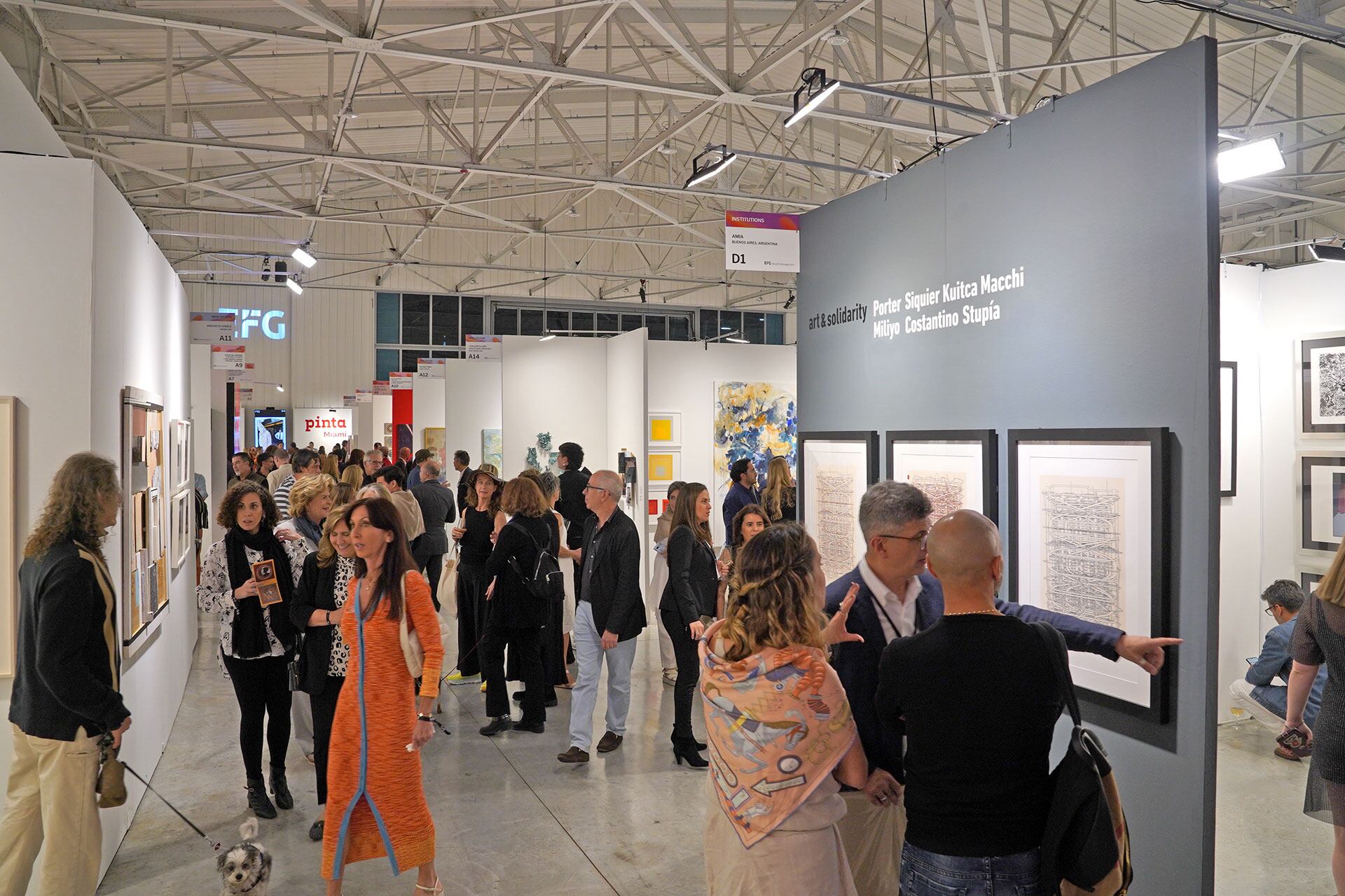 La feria cuenta con la participación de más de 40 galerías provenientes de América del Norte, del Sur y de Europa (Martin Films USA)