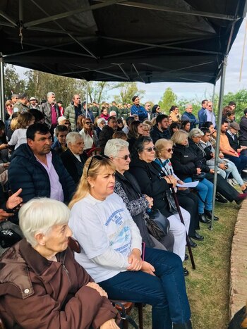 Estuvieron presentes familiares de algunos