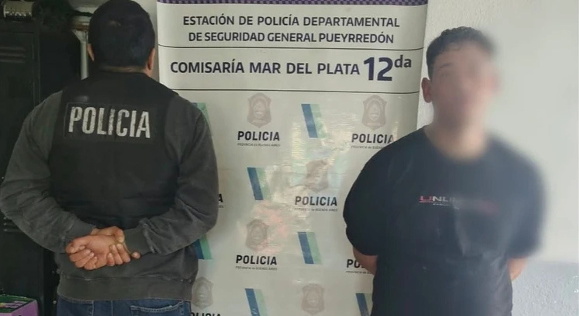 El detenido fue trasladado hacia la Unidad Penal N° 44 de Batán (Gentileza: 0223)