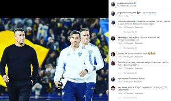 Jorge Almirón utilizó el hashtag
