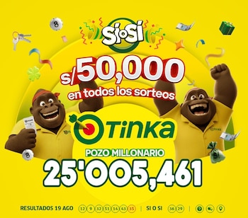 La Tinka resultados: estos son los números ganadores del sorteo del 19 de agosto. Captura: América TV.