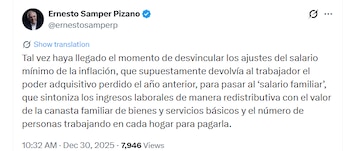 Samper propuso avanzar hacia el