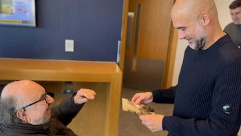 El emotivo gesto de Pep