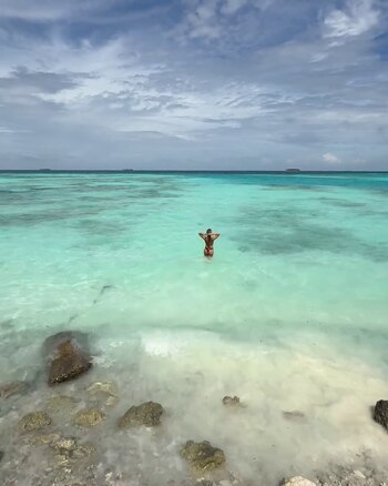 La actriz, lejos de Buenos