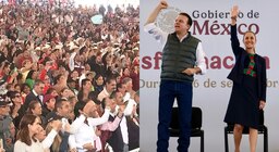 Esteban Villegas, gobernador priista de Durango, pide ovación de pie para Sheinbaum: “Soy claudista”