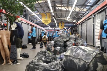 El allanamiento realizado esta tarde