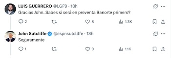 Sutcliffe considera que primero habría preventa por dicho banco (redes sociales)