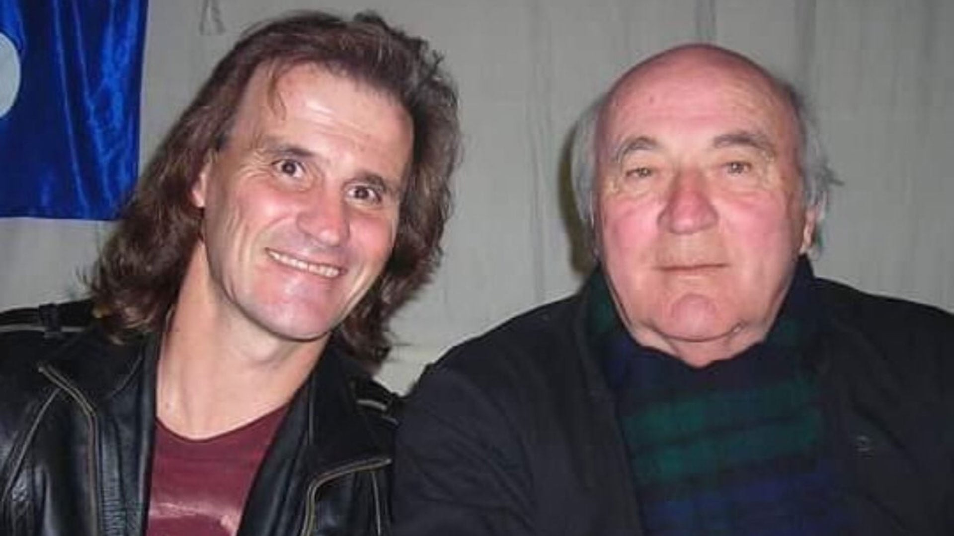 Scotta junto al actual entrenador de San Lorenzo, Rubén Darío Insua