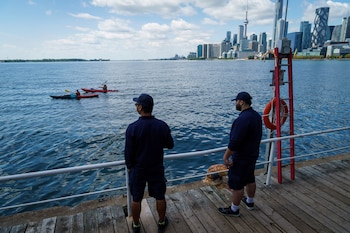Trump afirmó que el cambio de Lago Ontario a Lago América puede formalizarse con una firma presidencial y aplicarse en documentos y mapas oficiales de Estados Unidos. (Keito Newman/The Canadian Press vía AP)