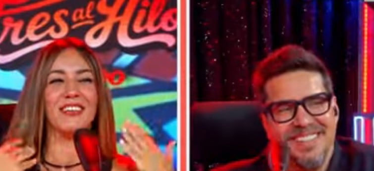 Tilsa Lozano confiesa que sigue creyendo en el amor a los 43 años y Gabriel Calvo le lanza inesperada advertencia. Captura: Tres al Hilo.
