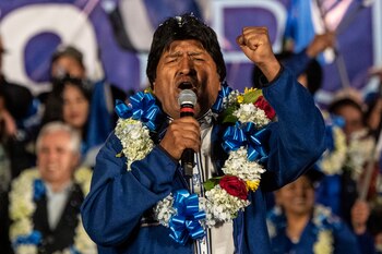 Evo Morales (Foto: Pedro Ugart/AFP)