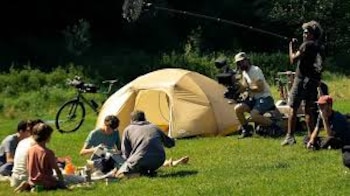 Imagen del rodaje de 'Extraño