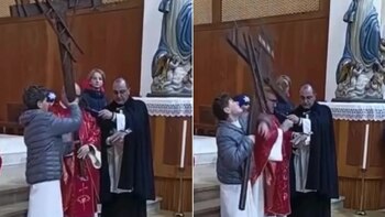 Un monaguillo no aguantó el