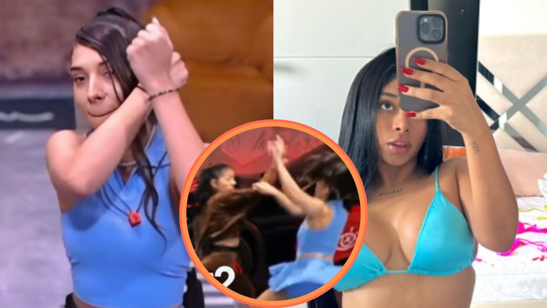 El altercado entre Karola y La Gigi en ‘La casa de Alofoke’ terminó con la expulsión de la dominicana tras una votación del público - crédito @alofoke - @yosoykarolaaa/Instagram - @lacasadealofokeviral/TikTok