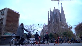 El bicibús pasa en su