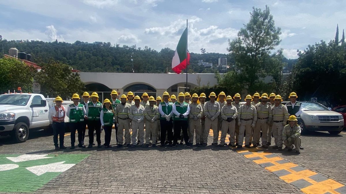 CFE despliega más de mil electricistas ante el avance del huracán Polo