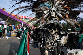 El color de los hinchas mexicanos en la previa del inicio de la Copa del Mundo