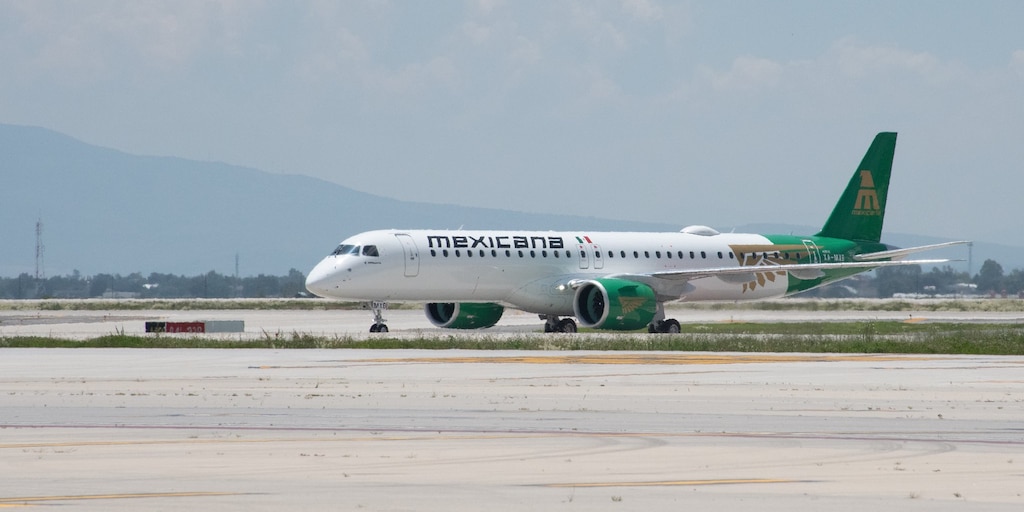 Llega a México segundo avión Embraer para Mexicana de Aviación - Infobae