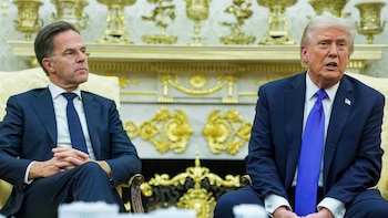 Trump recibió al secretario general de la OTAN en Washington y, en medio de la crisis en el estrecho de Ormuz, cuestionó la falta de apoyo de la alianza atlántica ante situaciones críticas (Europa Press)