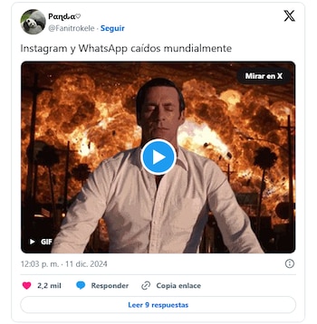 memes caída whats México