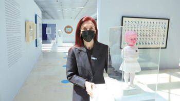 Nora Iniesta, “Abanderada”: una muestra