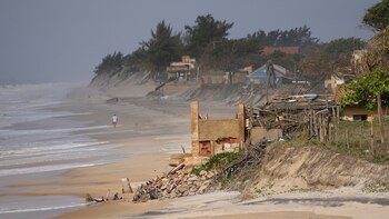 Los restos de una casa