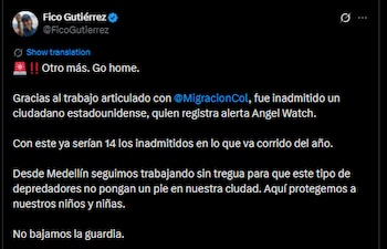 Fico Gutiérrez se refirió a