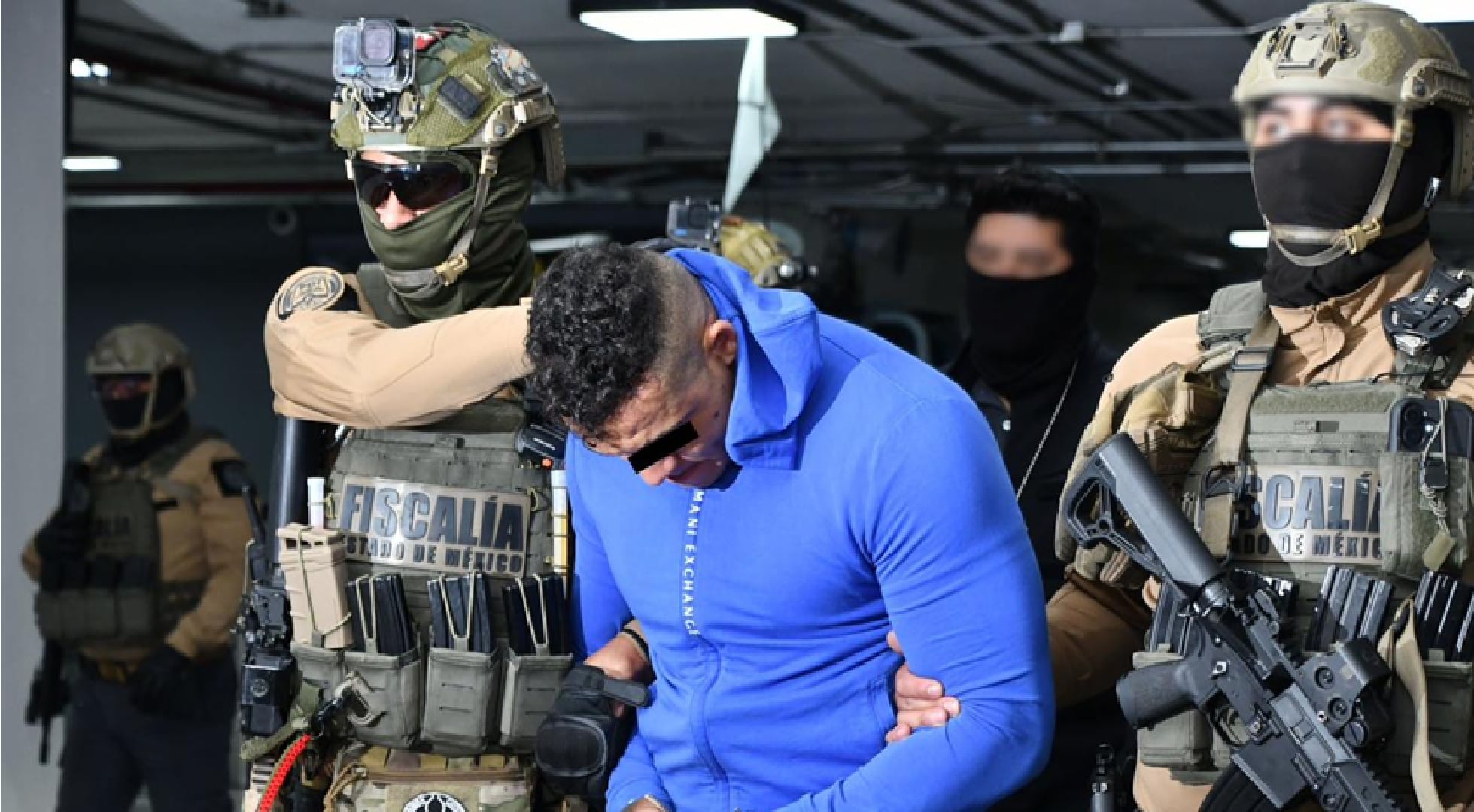 detenido La Chokiza “El Deivid” secuestro exprés extorsión Ecatepec (foto: FGJEM)