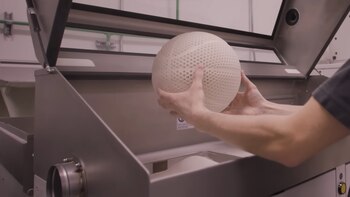 El balón fue impreso en