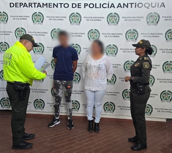 Las detenciones en Antioquia obedecen a órdenes judiciales por homicidio agravado, concierto para delinquir y porte ilegal de armas - crédito Policía Antioquia