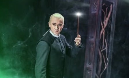 En ' Harry Potter and the Cursed Child', Tom Felton vuelve a ser Draco Malfoy. (Instagram)