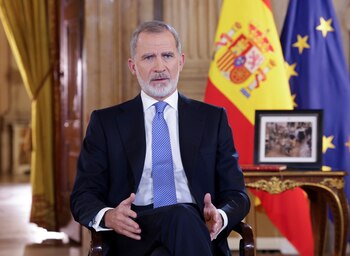 Felipe VI en su mensaje